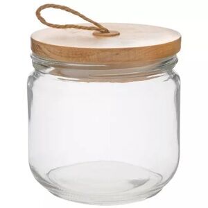 Round Glass Jar
